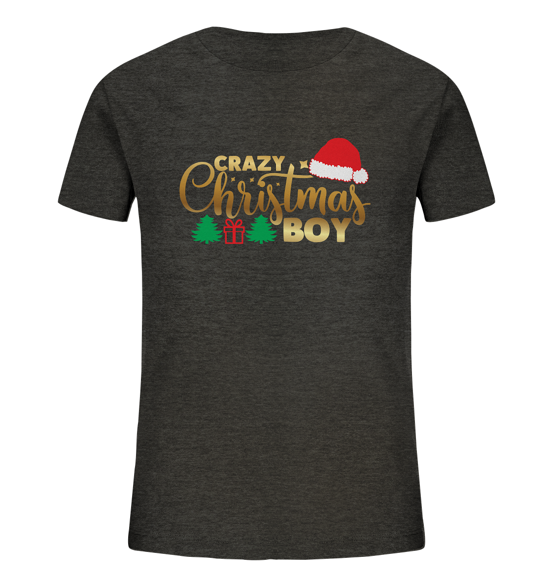 Crazy Christmas BOY - Kindershirt,  Organic Shirt